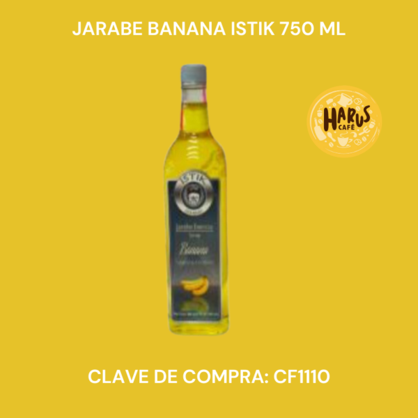 Jarabe Banana Istik 750 ml