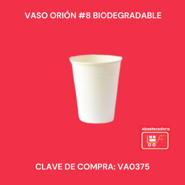 Vaso Orion #8 biodegradable