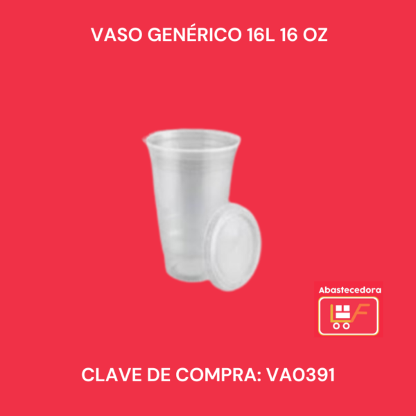 Vaso Genérico 16 L de 16 oz