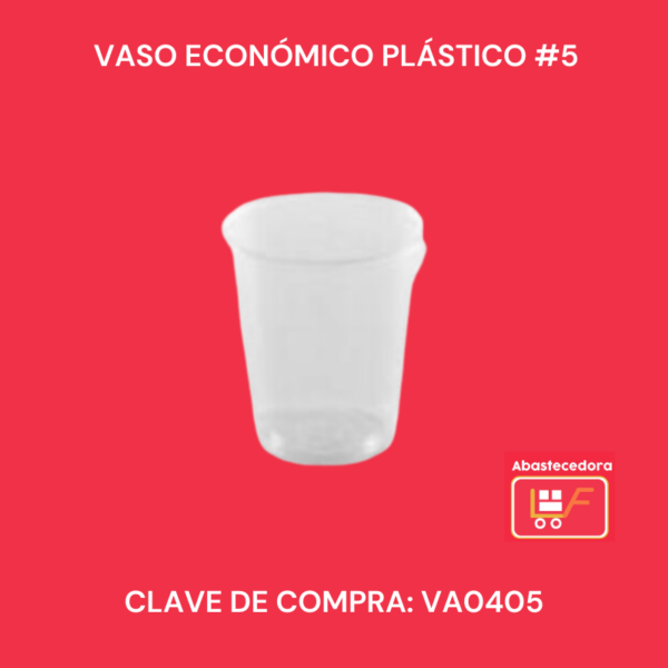 Vaso Económico Plástico #5