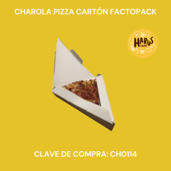 Charola Pizza Cartón FactoPack