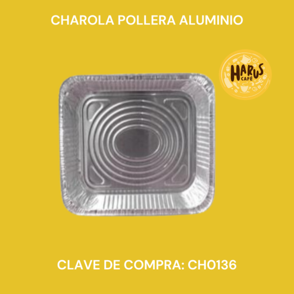 Charola Pollera Aluminio