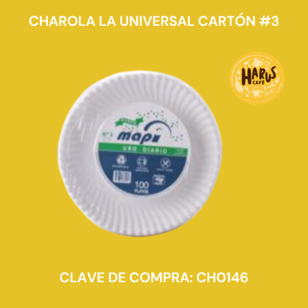 Charola La Universal Cartón #3