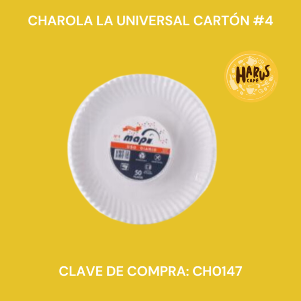 Charola La Universal Cartón #4