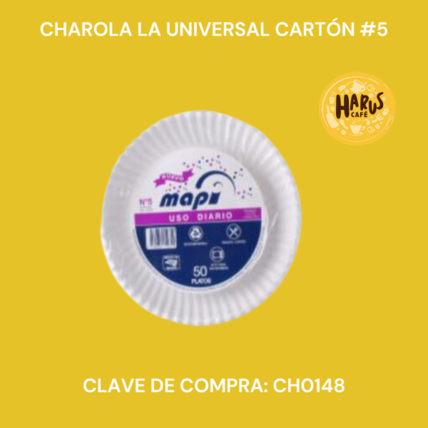 Charola La Universal Cartón #5