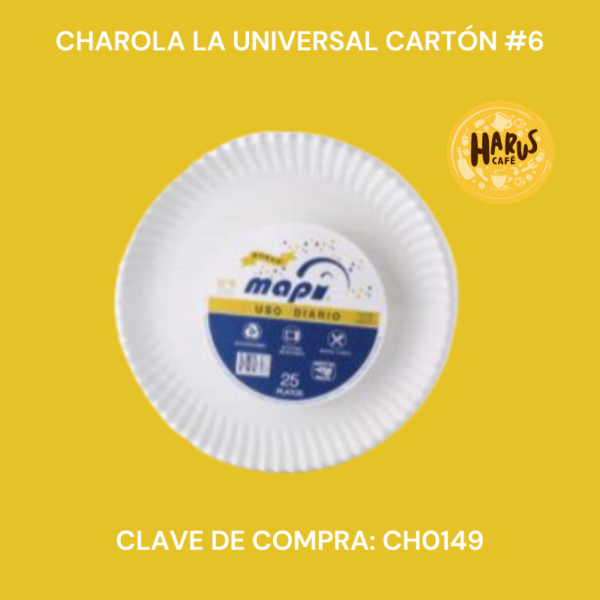 Charola La Universal Cartón #6