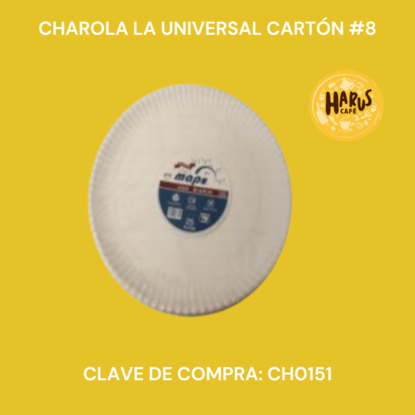 Charola La Universal Cartón #8