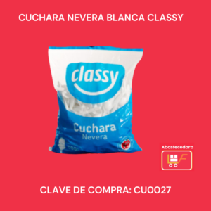 Cuchara Nevera Blanca Classy