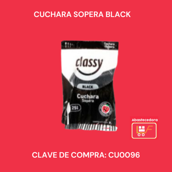Cuchara Sopera Black