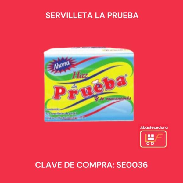 Servilleta La Prueba