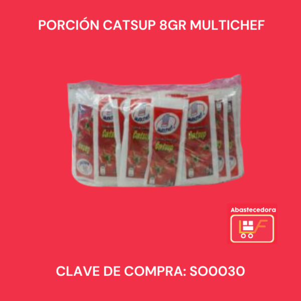 Porción Catsup 8gr Multichef