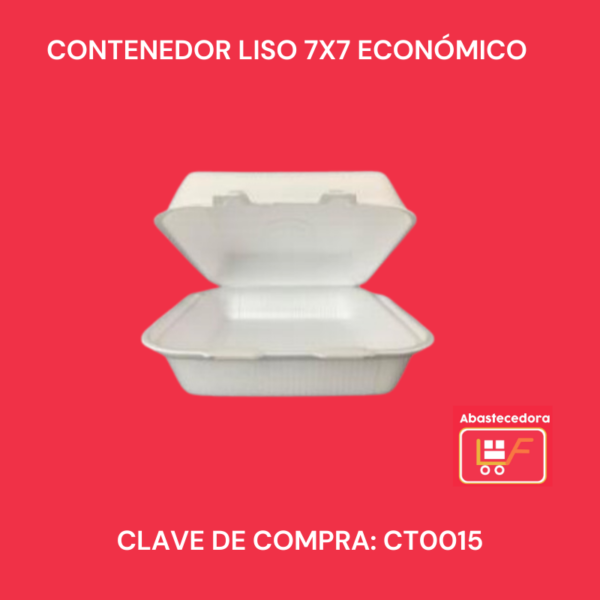 Contenedor Liso 7x7 Económico