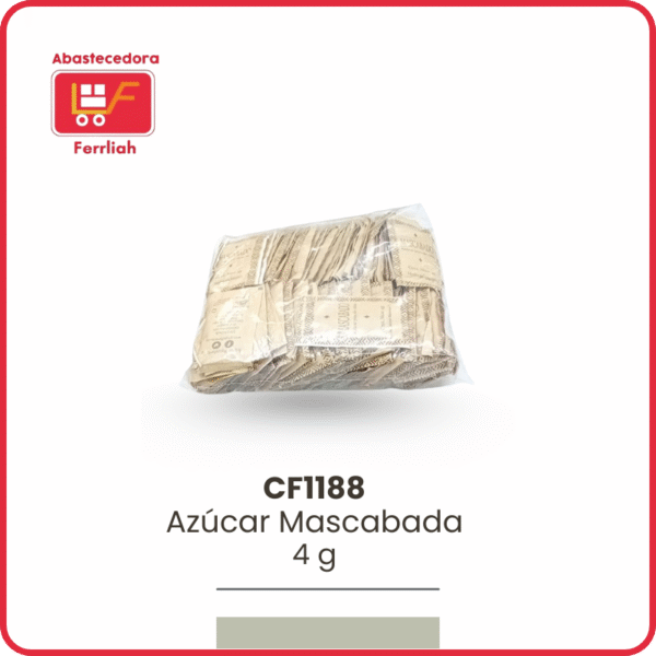 CF1188 Azúcar Mascabada sobres de 4 g.